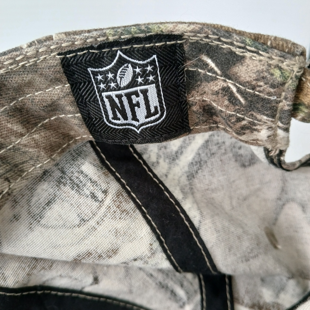 NWT Pittsburgh Steelers '47 Clean Up Realtree Camo Adjustable Baseball Cap - Picture 7 of 9